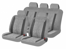 Придбати Чехлы на сидения Hadar Rosen LEADER, Светло-Серый/Темно-Серый 10413