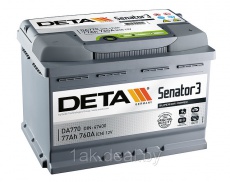 Купить Автомобильные аккумуляторы DETA Senator 6ст-47 R