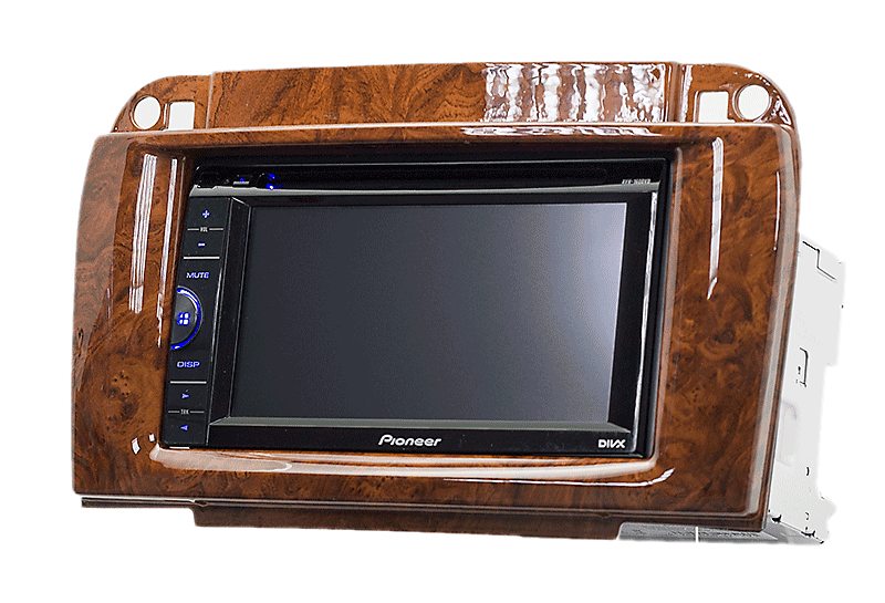 Фото Carav 11-409 2-DIN MERCEDES-BENZ SL (R230) 2001+ wooden