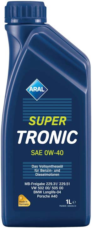 Фото Aral SuperTronic  0W-40 1L