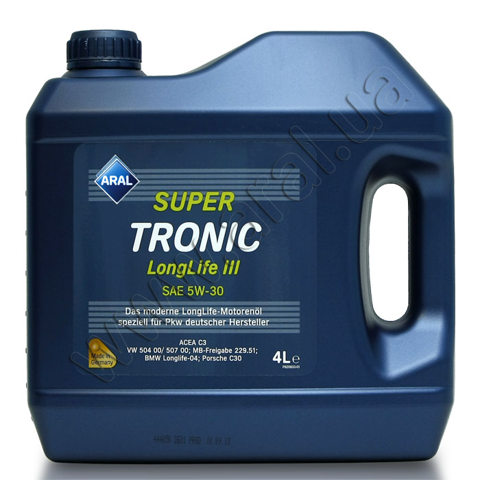 Фото Aral SuperTronic Longlife III  5W-30 4L