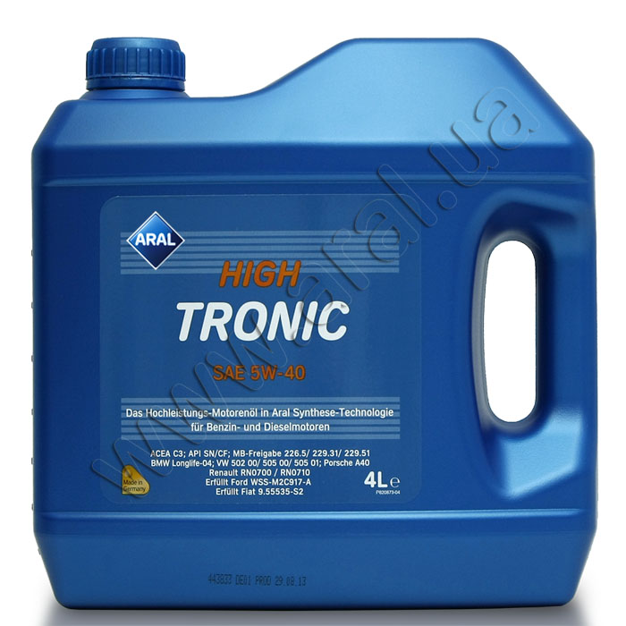 Фото Aral HighTronic  5W-40 4L