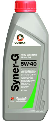 Фото Comma Syner-G 5w-40 1л