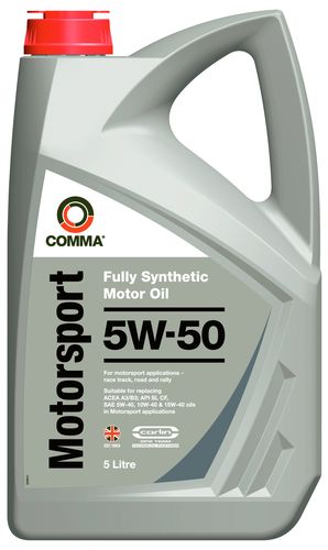 Фото Comma MOTOR SPORT 5W-50 5л