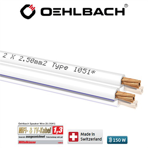 Фото OEHLBACH 1047 Speaker Cable 2x1,50mm white