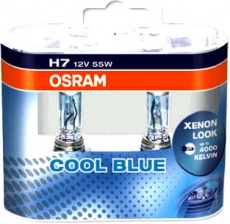 Купить Галогеновые лампы Osram H7 Cool Blue Intense 12V 55W (64210CBI) Duo