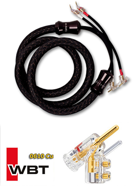 Фото  Kimber Kable Select Dual Copper 6063 10 F 3.0 m с наконечниками WBT-0610 CU 