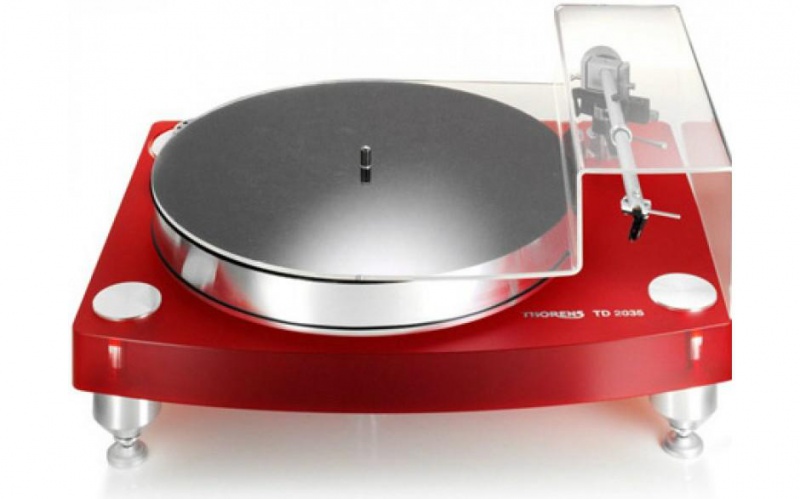 Фото Thorens TD-2035 BC version (Made in Germany) Red, Без тонарма