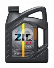 Придбати Моторное масло ZIC X7 5W-40 4л