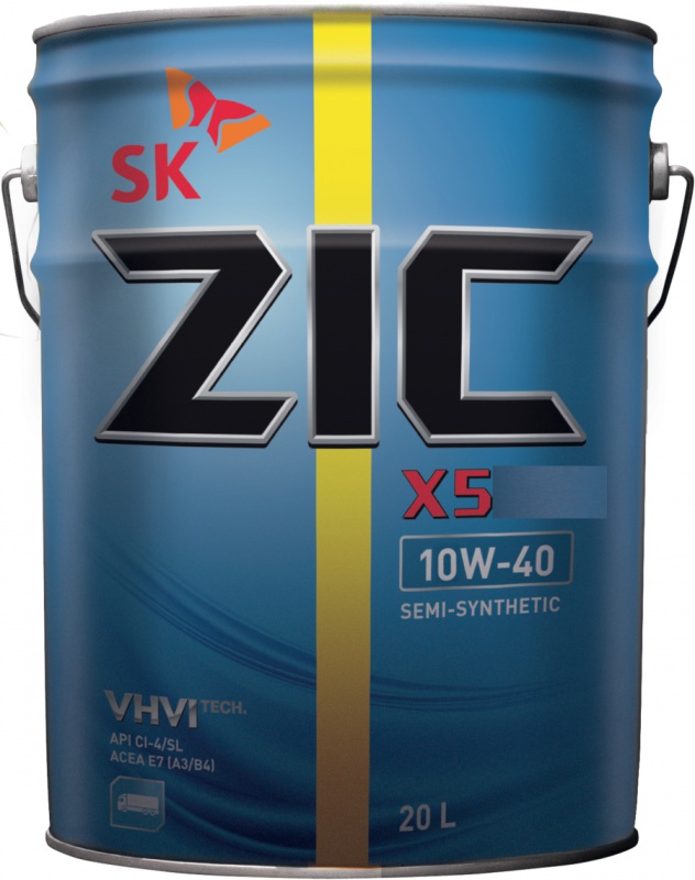 ZIC X5 10W-40 Diesel 20л фото Фото ZIC X5 10W-40 Diesel 20л