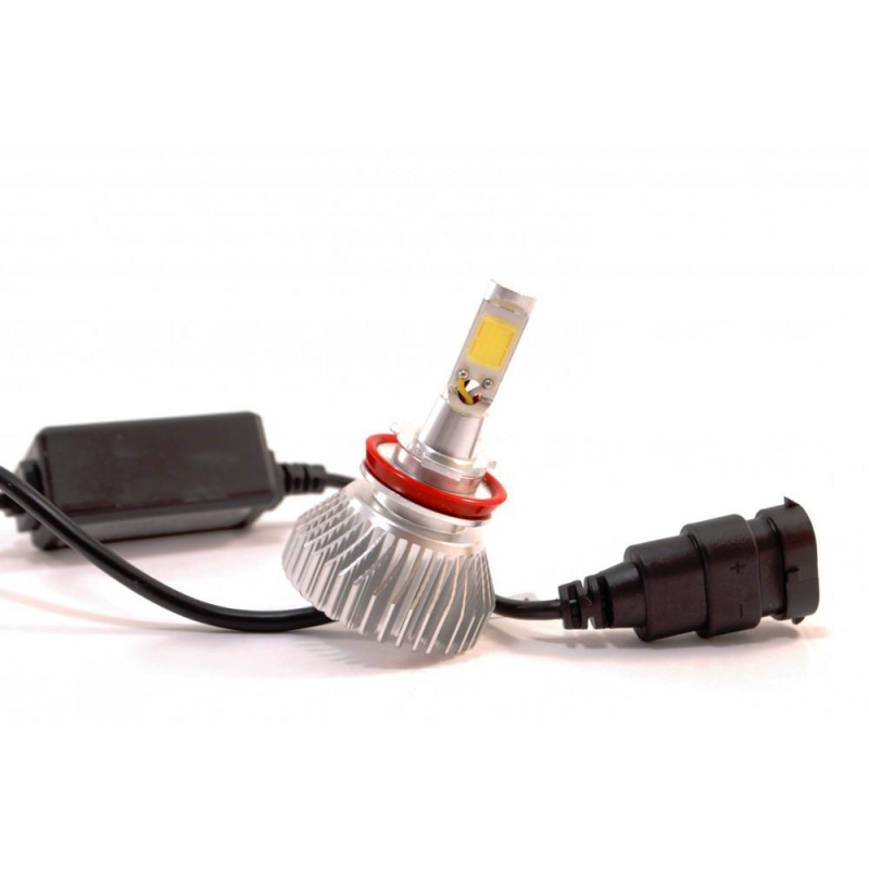 Фото LedHeadLamp F8 H11 chip COB радиатор