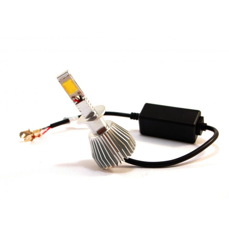 Фото LedHeadLamp F8 H7 chip COB радиатор