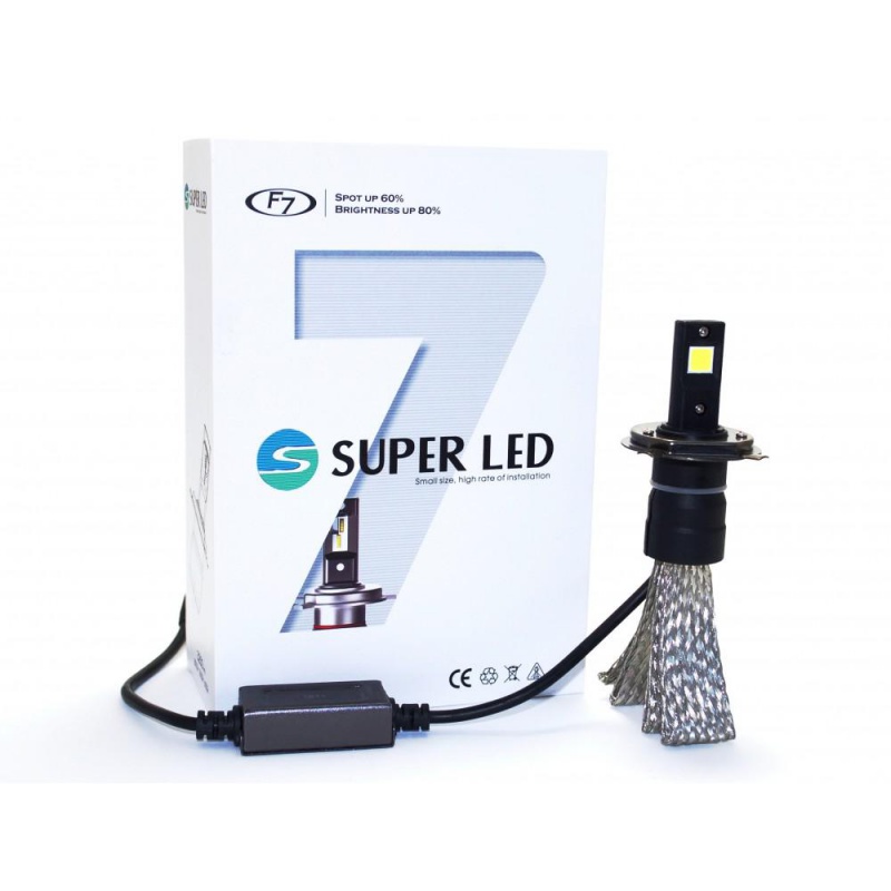 Фото SuperLED F7 H4 12-24V chip COB 