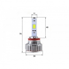 Придбати LED- лампы Sho-Me H11 6000K 30W LED G2.1