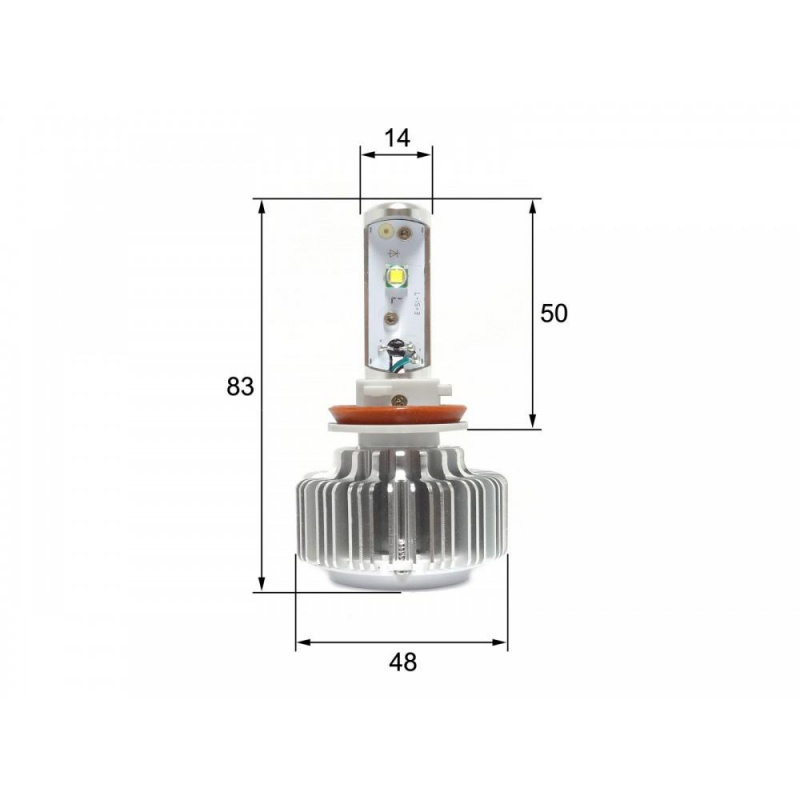 Фото Sho-Me H11 6000K 20W LED G1.3