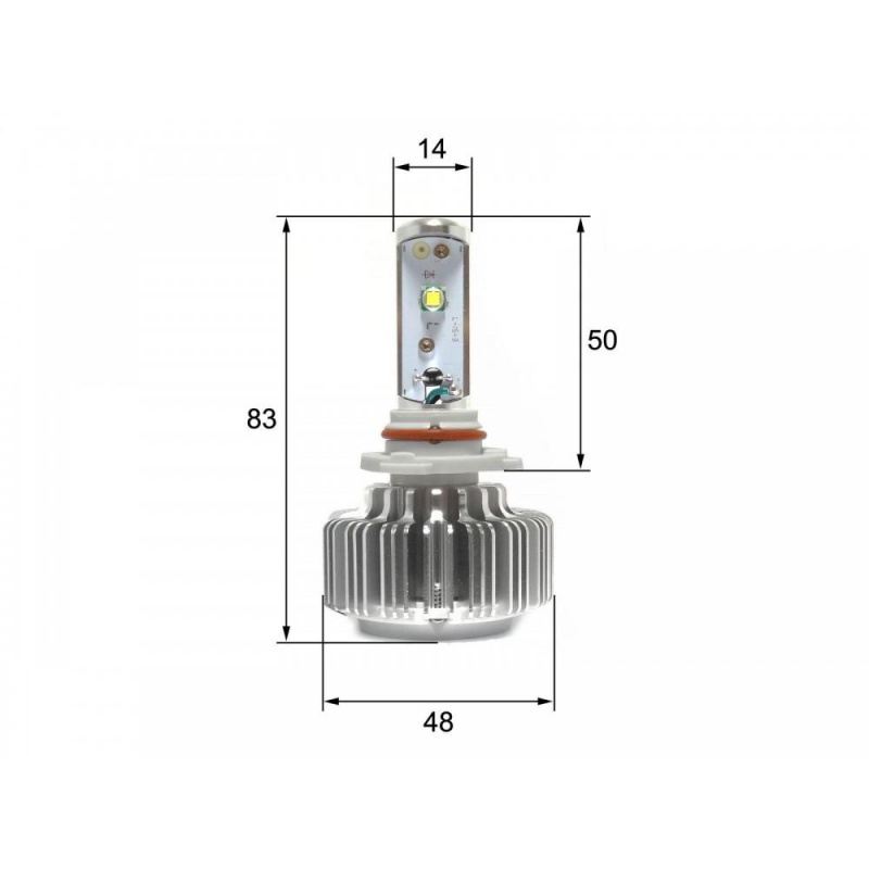 Фото Sho-Me HB3 (9005) 6000K 20W LED G1.3