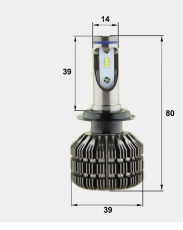 Придбати LED- лампы Sho-Me G7.2 H7 6000K 25W