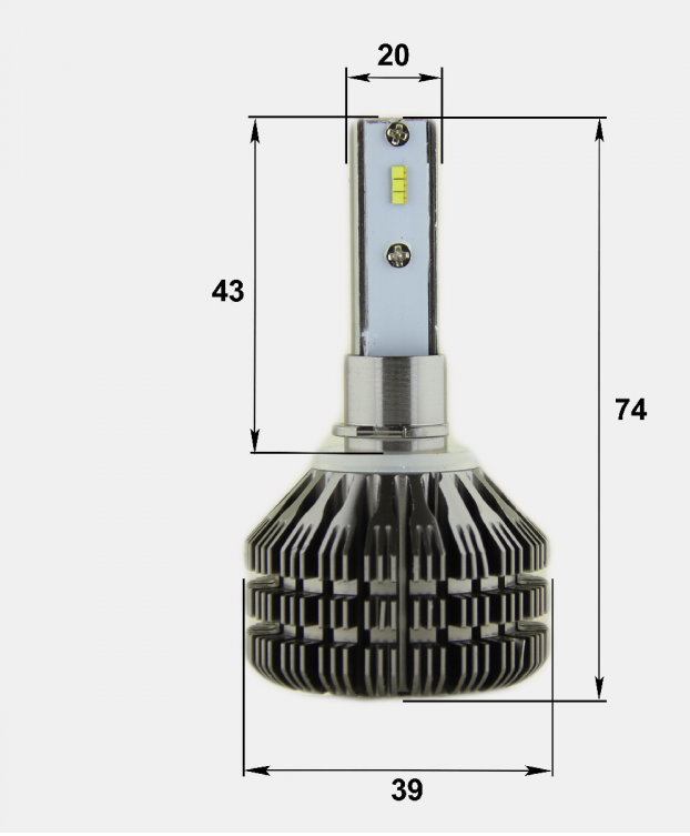 Фото Sho-Me G7.2 H27 6000K 25W