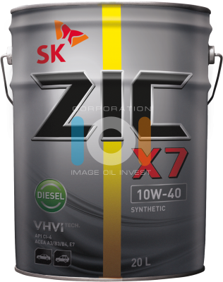ZIC X7 10W-40 Diesel 20л фото Фото ZIC X7 10W-40 Diesel 20л