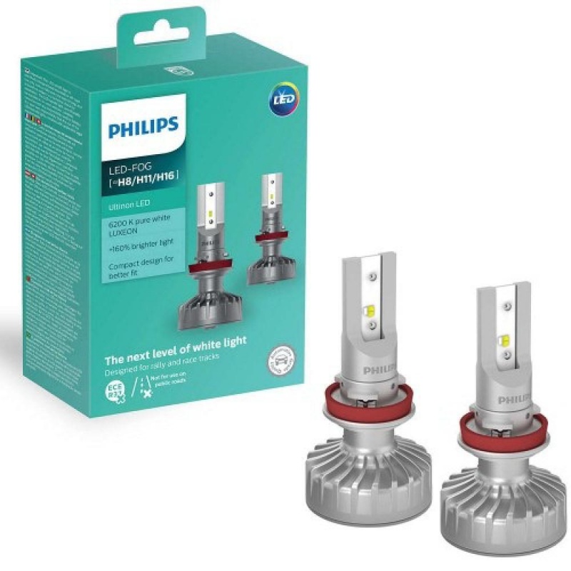 Фото Philips Ultinon FOG H8/H11/H16 LED 11366ULWX2