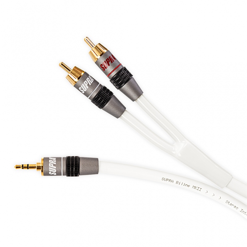 Фото Supra BILINE MP-2RCA WHITE 4M