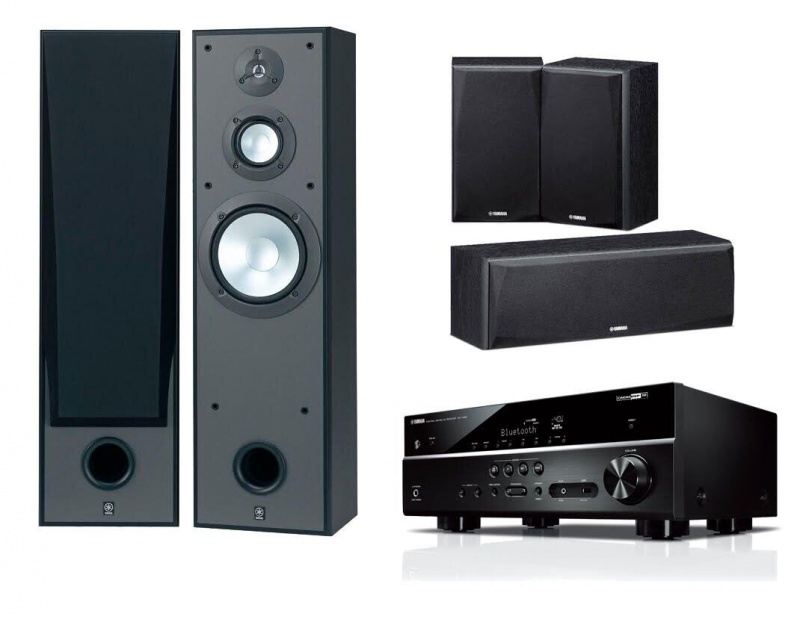 Фото Yamaha Kino SYSTEM 485 (RX-V485 + NS-8390 + NS-P51) Black