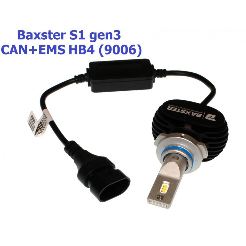 Фото Baxster S1 gen3 HB4 (9006) 5000K CAN+EMS (2 шт)