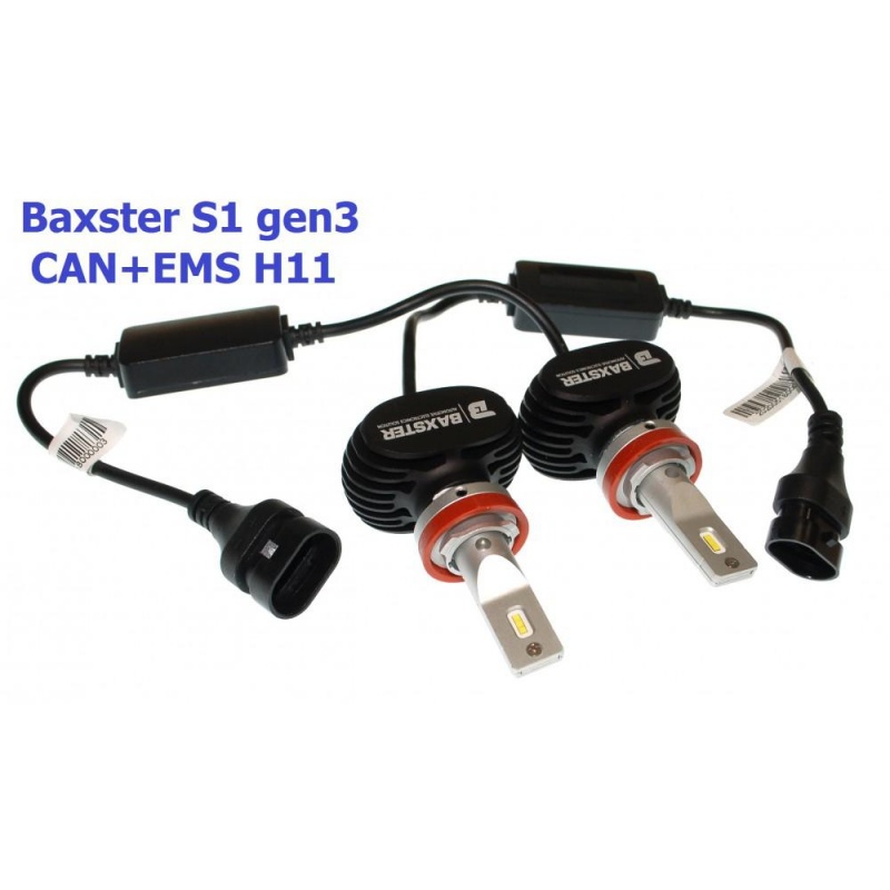 Фото Baxster S1 gen3 H11 6000K CAN+EMS (2 шт)