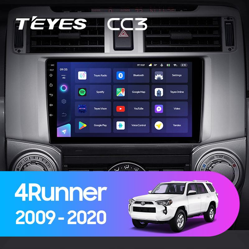 Фото Teyes CC3 2k 4+64 Gb Toyota 4Runner 5 N280 2009-2020 9